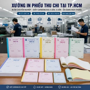 In Phiếu Thu các loại